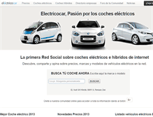 Tablet Screenshot of electricocar.com